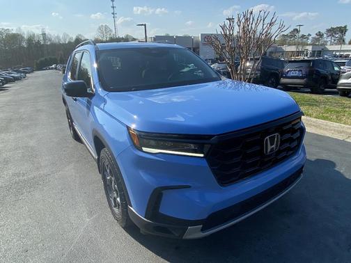 Blue 2025 Honda Pilot TrailSport