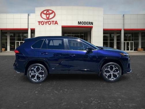 Blue 2025 Toyota RAV4 Plug-In Hybrid XSE