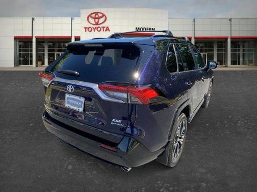 Blue 2025 Toyota RAV4 Plug-In Hybrid XSE