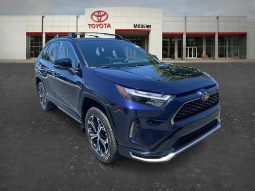 Blue 2025 Toyota RAV4 Plug-In Hybrid XSE