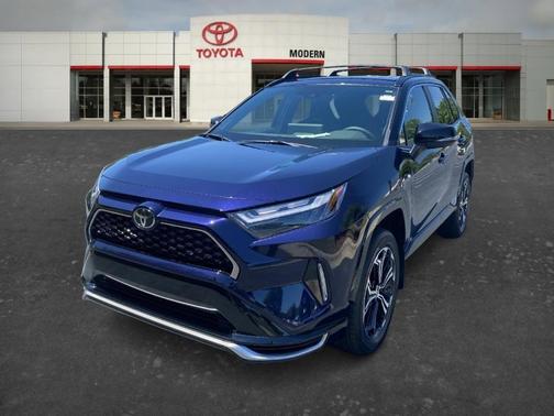 Blue 2025 Toyota RAV4 Plug-In Hybrid XSE