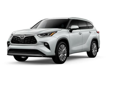 White 2026 Toyota Highlander Platinum