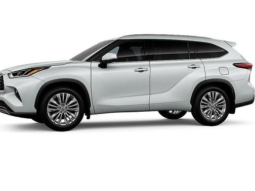 White 2026 Toyota Highlander Platinum