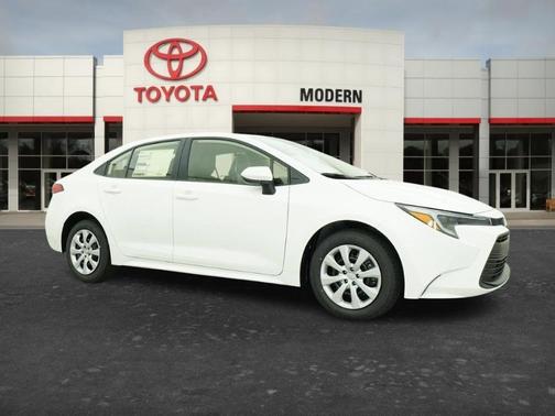 White 2026 Toyota Corolla Hybrid LE