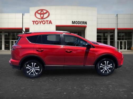 Red 2017 Toyota RAV4 LE