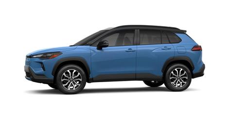 Blue 2026 Toyota Corolla Cross Hybrid SE