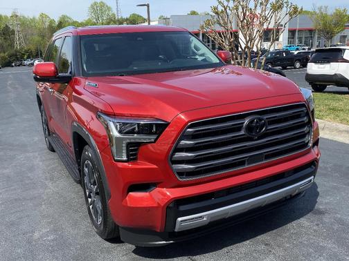 Red 2024 Toyota Sequoia Limited