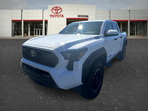White 2025 Toyota Tacoma Hybrid TRD HYBRID