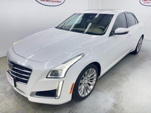 Crystal White Tri-Coat 2015 Cadillac CTS 2.0L Turbo Luxury
