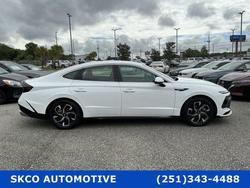Serenity White 2025 Hyundai SONATA SEL