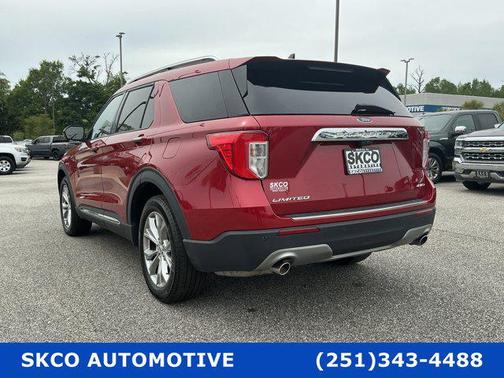 Red 2023 Ford Explorer Limited