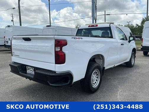 Summit White 2021 Chevrolet Silverado 1500 WT