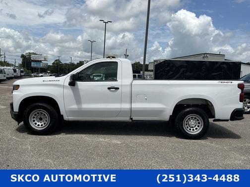 Summit White 2021 Chevrolet Silverado 1500 WT