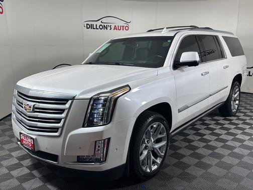 Crystal White Tricoat 2018 Cadillac Escalade ESV Base