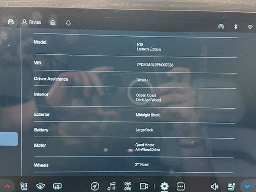 Black 2023 Rivian R1S Launch Edition