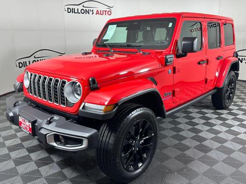 Firecracker Red Clearcoat 2025 Jeep Wrangler 4xe Sahara