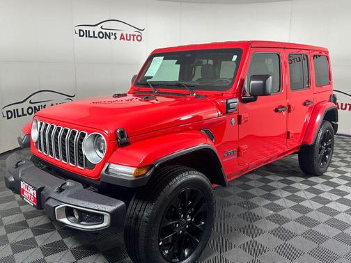 Firecracker Red Clearcoat 2025 Jeep Wrangler 4xe Sahara