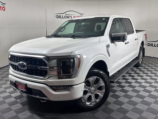 White Metallic 2022 Ford F-150 Platinum