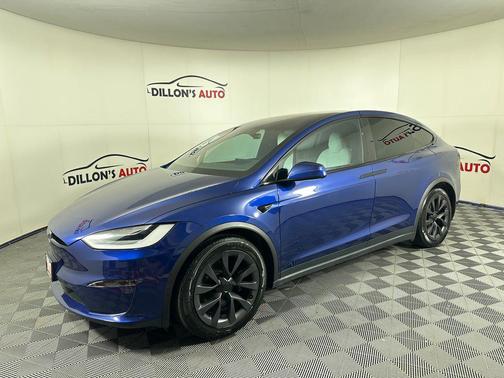 Deep Blue Metallic 2022 Tesla Model X Dual Motor All-Wheel Drive