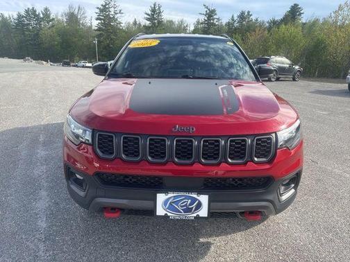 Red 2025 Jeep Compass Trailhawk