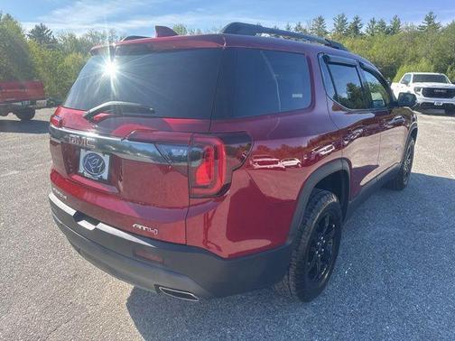 Volcanic Red 2023 GMC Acadia AT4