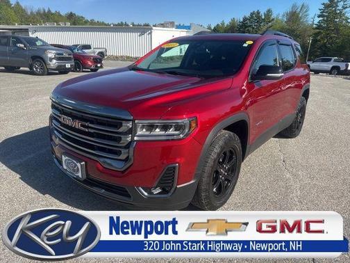 Volcanic Red 2023 GMC Acadia AT4