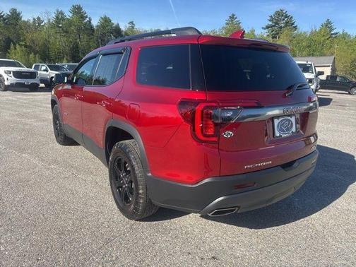 Volcanic Red 2023 GMC Acadia AT4