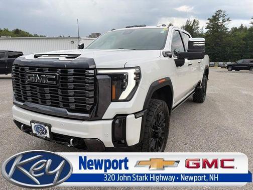 White Frost Tri-Coat 2024 GMC Sierra 2500 Denali Ultimate