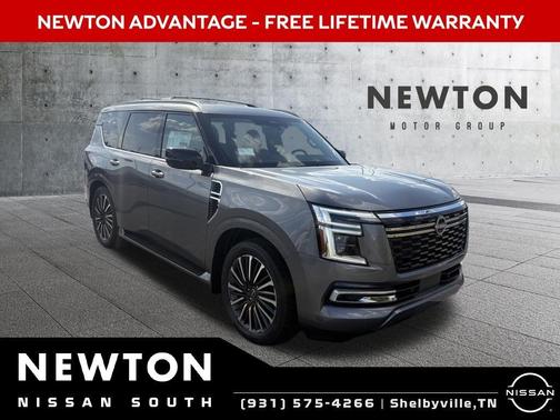 Gun Metallic 2026 Nissan Armada Platinum Reserve