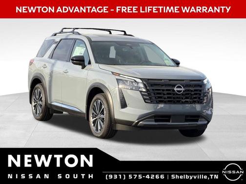 Boulder Gray Metallic 2026 Nissan Pathfinder Platinum