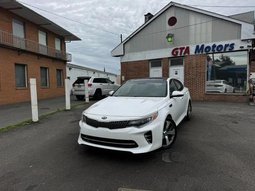 Snow White Pearl 2016 Kia Optima SX Turbo