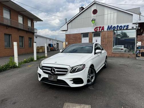 White 2017 Mercedes-Benz E-Class 4MATIC