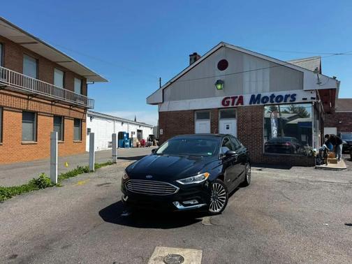 Shadow Black 2018 Ford Fusion Hybrid Titanium