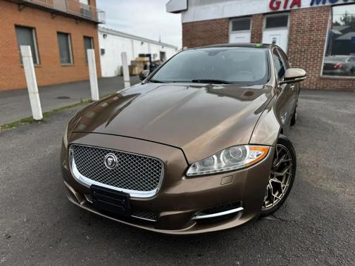 Gold 2014 Jaguar XJ XJL Portfolio