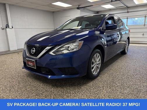 Deep Blue Pearl 2018 Nissan Sentra SV
