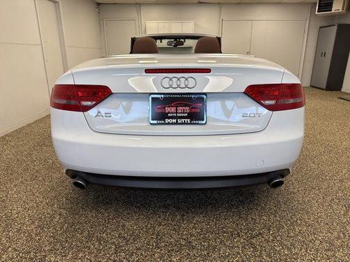 Glacier White Metallic/Brown Roof 2012 Audi A5 2.0T Premium Plus