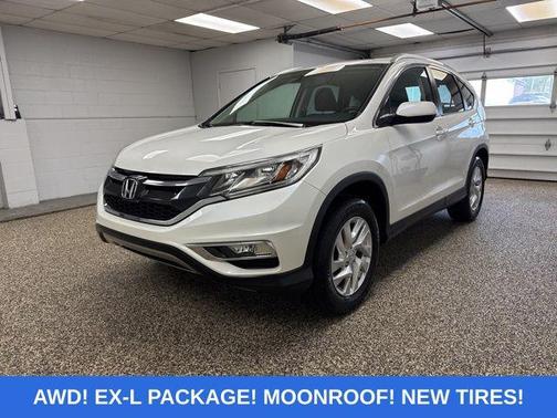 White Diamond Pearl 2015 Honda CR-V EX-L