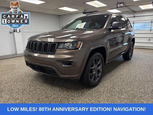 Walnut Brown Metallic Clearcoat 2021 Jeep Grand Cherokee 80th Anniversary 4x4