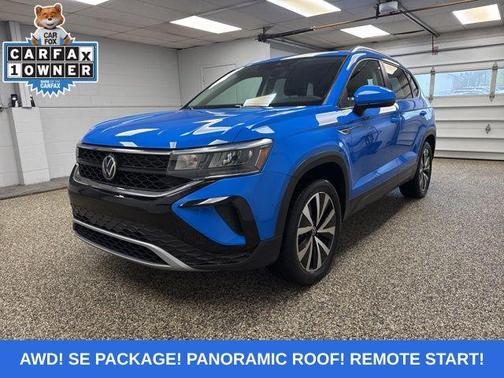 Cornflower Blue 2023 Volkswagen Taos 1.5T SE