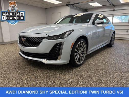 Diamond Sky Metallic 2021 Cadillac CT5 Premium Luxury RWD