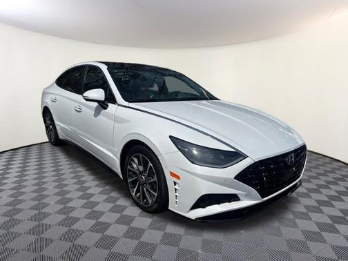 White 2023 Hyundai SONATA Limited