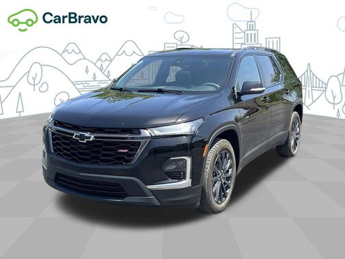 Mosaic Black Metallic 2022 Chevrolet Traverse RS