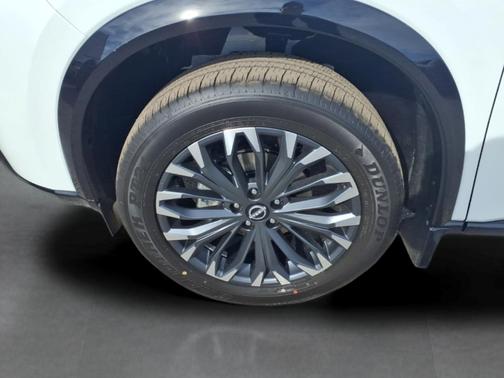 Everest White Pearl/Super Black 2026 Nissan Rogue Platinum