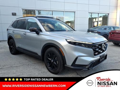 Silver 2025 Honda CR-V Hybrid Sport-L