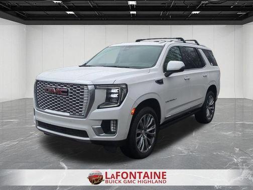 White Frost Tri-Coat 2021 GMC Yukon Denali