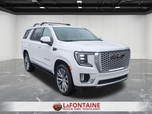 White Frost Tri-Coat 2021 GMC Yukon Denali