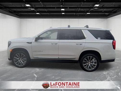 White Frost Tri-Coat 2021 GMC Yukon Denali