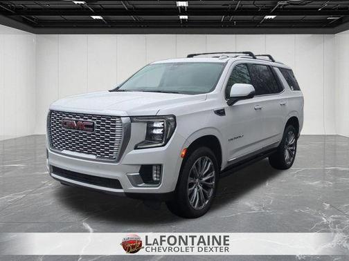 White Frost Tri-Coat 2021 GMC Yukon Denali