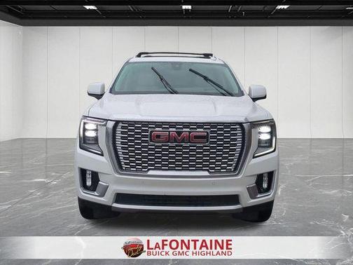 White Frost Tri-Coat 2021 GMC Yukon Denali