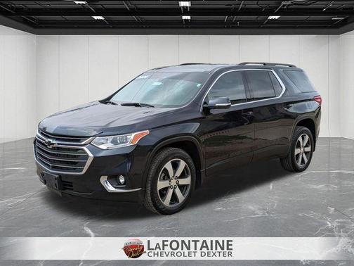 Midnight Blue Metallic 2020 Chevrolet Traverse LT Leather